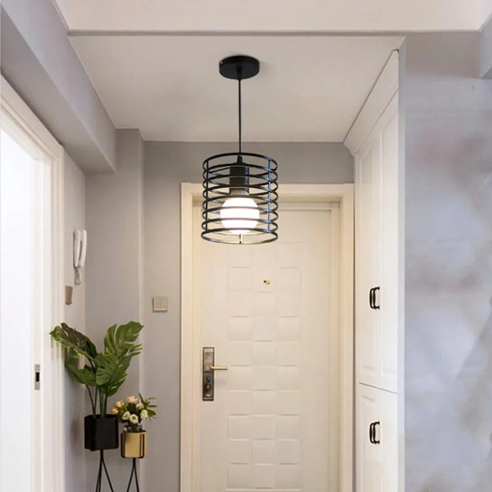 Suspension vintage en fer | Par Retro Iron Lightt