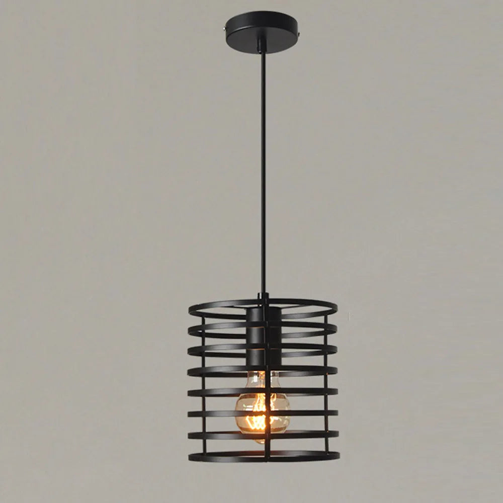 Suspension vintage en fer | Par Retro Iron Lightt