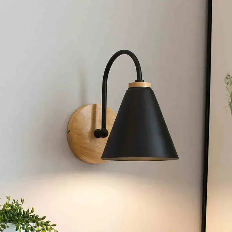 Applique murale en bois rétro | Par Simple Light