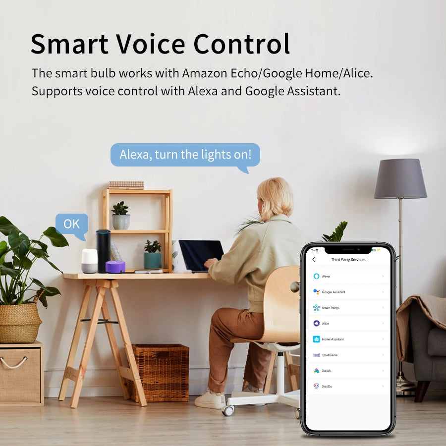 Ampoule intelligente E27 WiFi