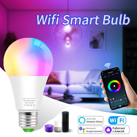 Ampoule intelligente E27 WiFi