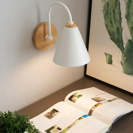 Applique murale en bois rétro | Par Simple Light